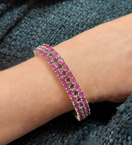 ruby-tennis-silver-bracelet