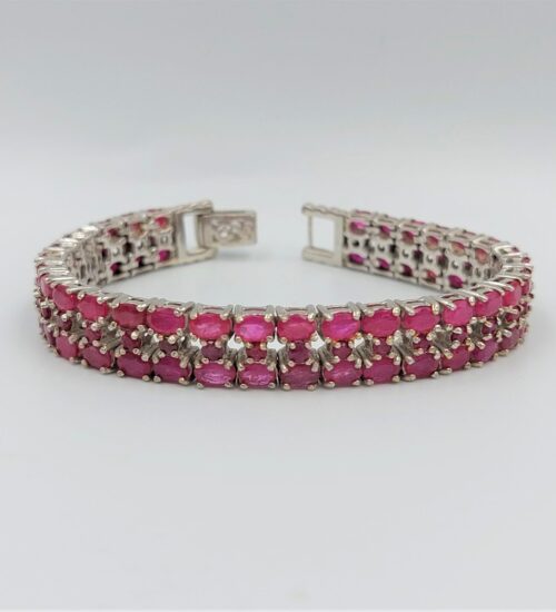 three-row-ruby-bracelet