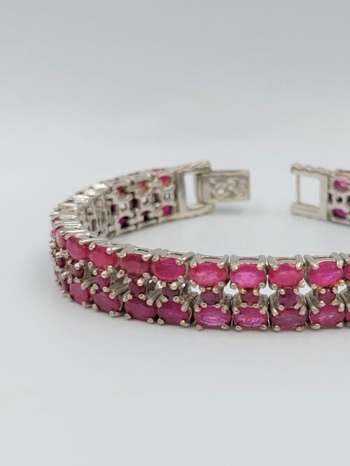 three-row-ruby-bracelet