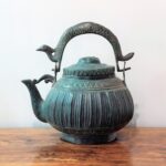 vintage-bronze-tea-pot