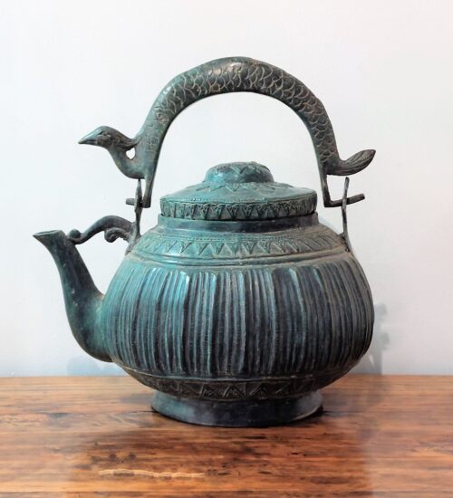 vintage-bronze-tea-pot