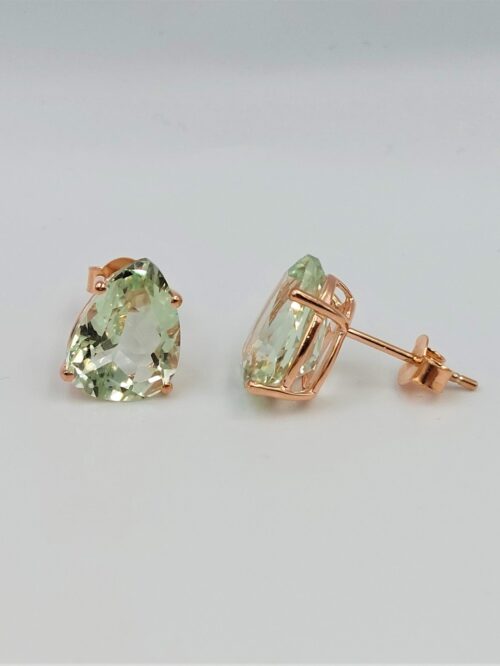 green-amethyst-rose-gold-studs