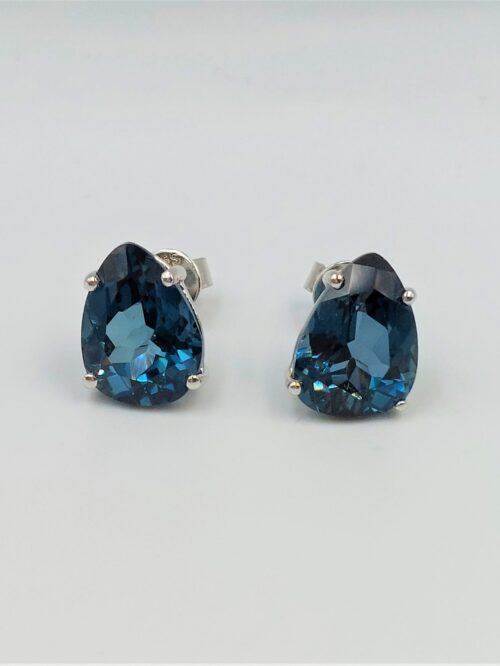 London-blue-topaz-stud-earrings