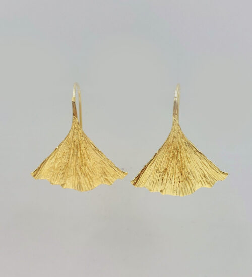 gingko-leaf-gold-earrings