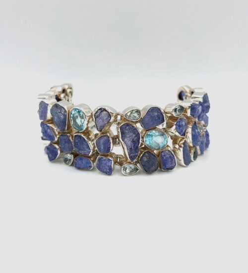 Vintage Opal & Blue Topaz Bracelet - Bracelets from Cavendish Jewellers Ltd  UK