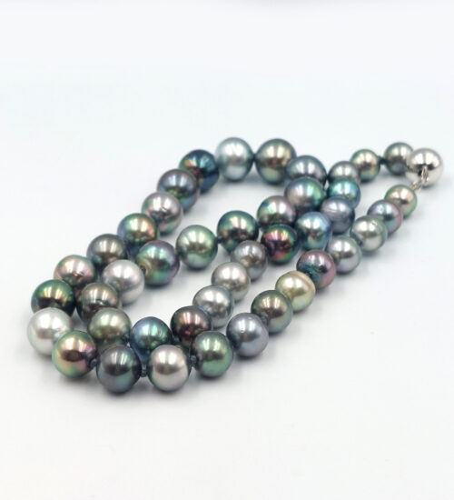 Tahitian-pearl-multicolour-necklace