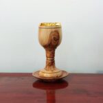 olivewood wine cup from Bethlehem