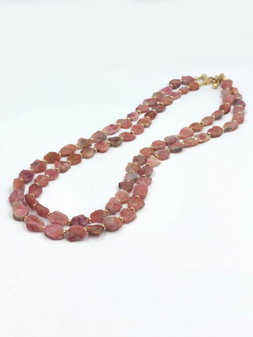 pink-tourmaline-double-row-necklace