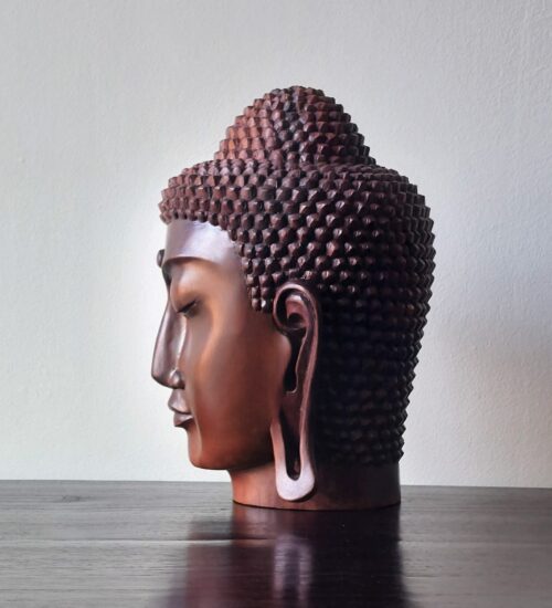 Buddha-head-precious-wood