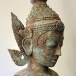 Thai-Buddha-bronze-head