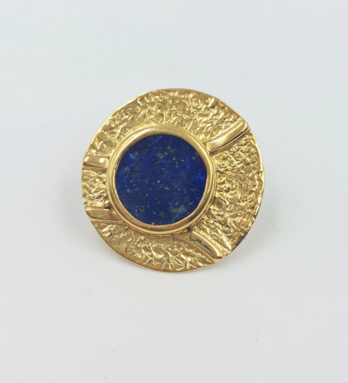 gold-disc-lapis-earrings