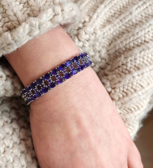 brazilian-amethyst-silver-bracelet