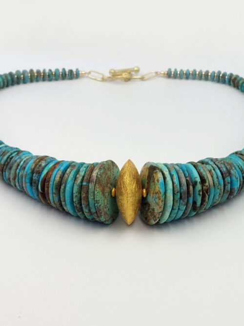 discs-turquoise-gold-statement-necklace