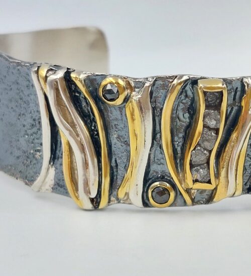 black-diamond-oxidised-silver-bracelet