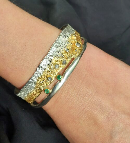 emerald-diamond-bracelet-cuff