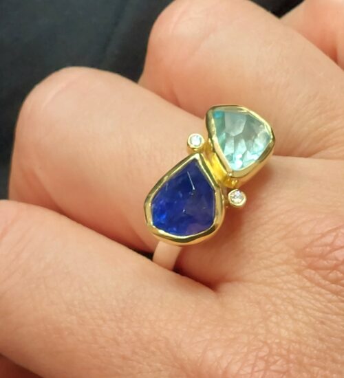 tanzanite-aquamarine-diamond-ring