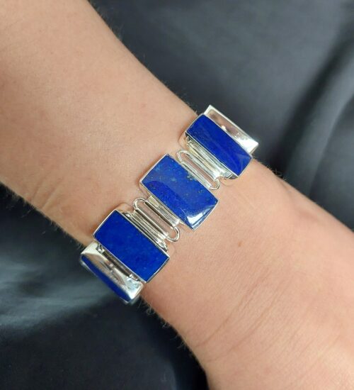 lapis-lazuli-silver-bracelet